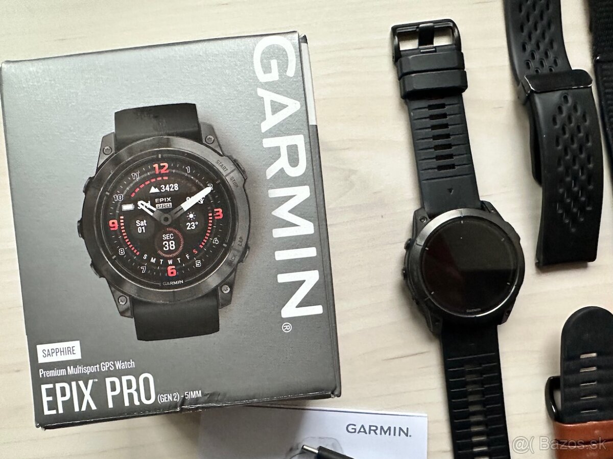 Garmin epix PRO g2 Sapphire, 51mm, Carbon Gray DLC Titanium - 2