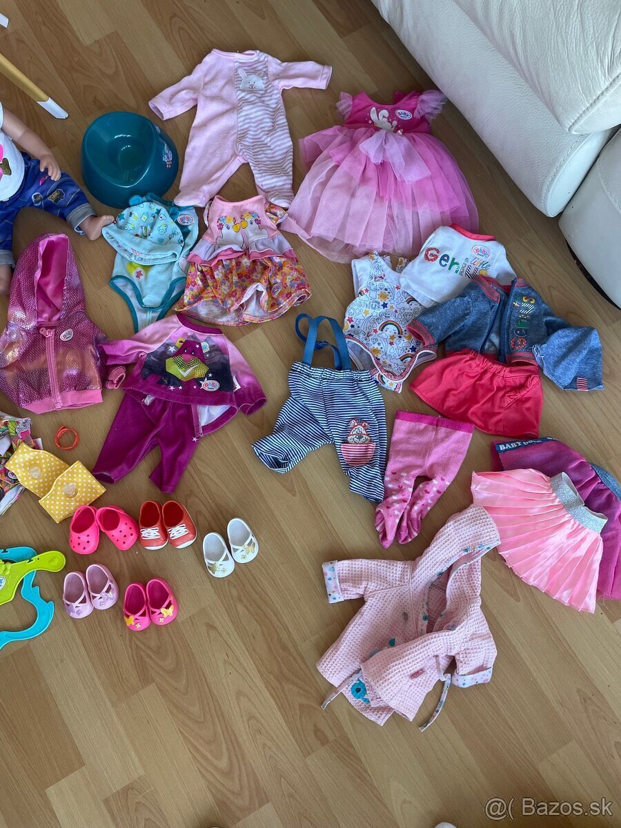 2 Bábiky babyborn, kočík a príslušenstvo - 2