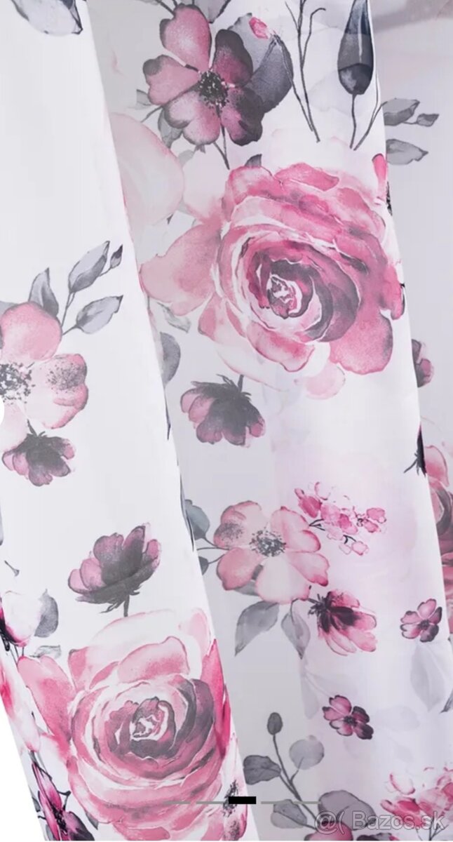ZÁCLONY S KVETOVANOU POTLAČOV - 2