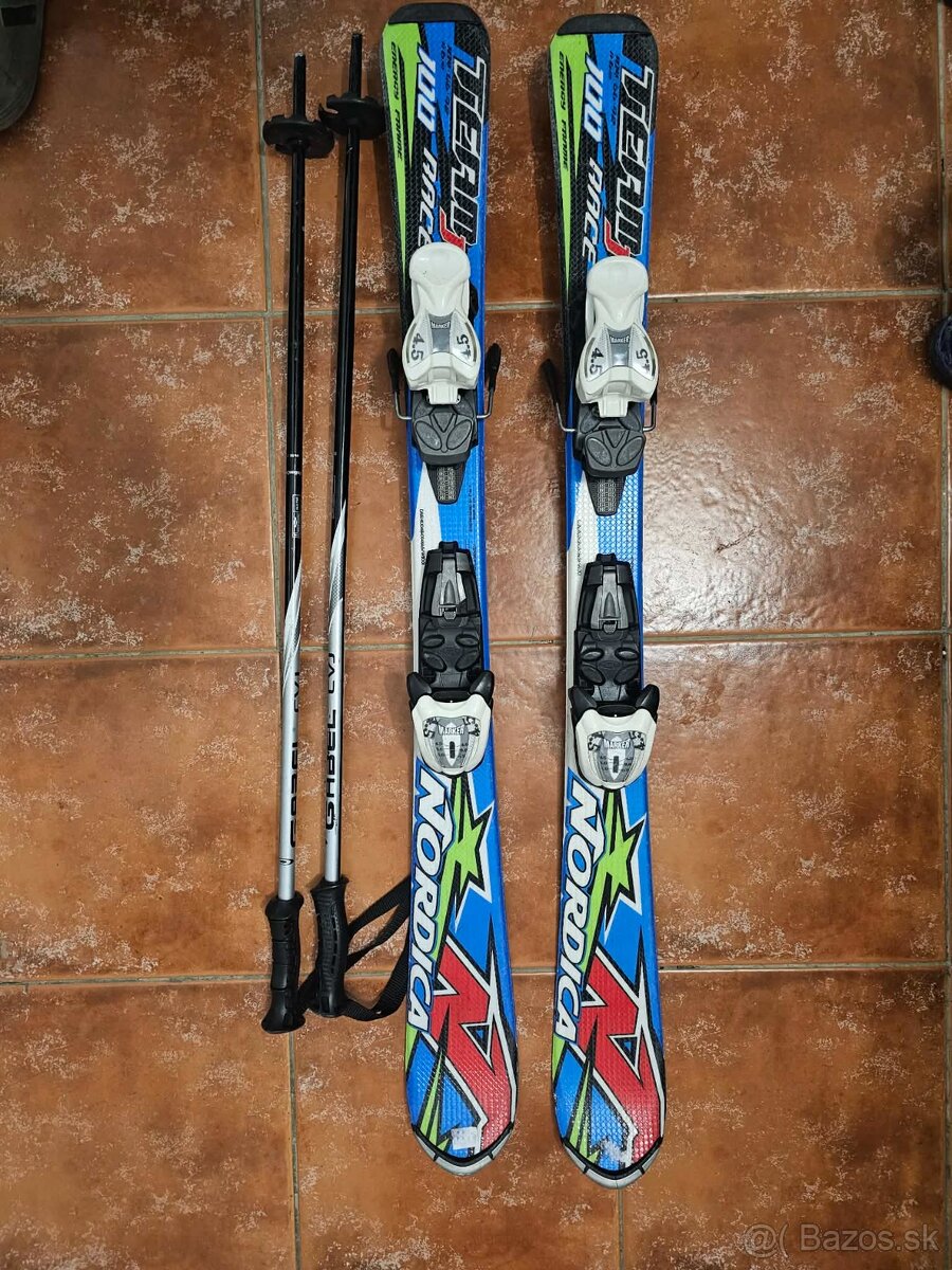 Lyže 100cm + palice - 2