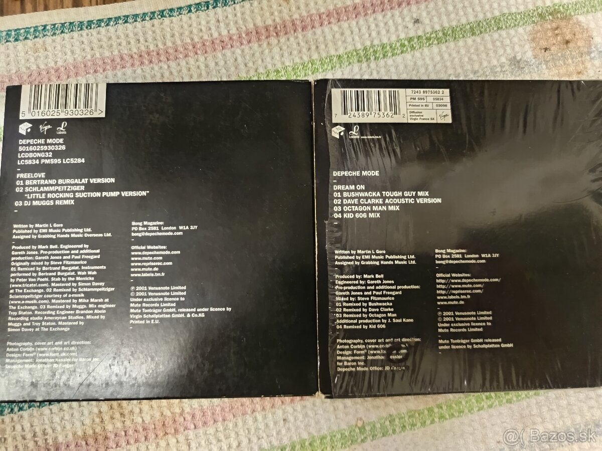 Depeche Mode I Feel Love,Free love,Dream On - 2