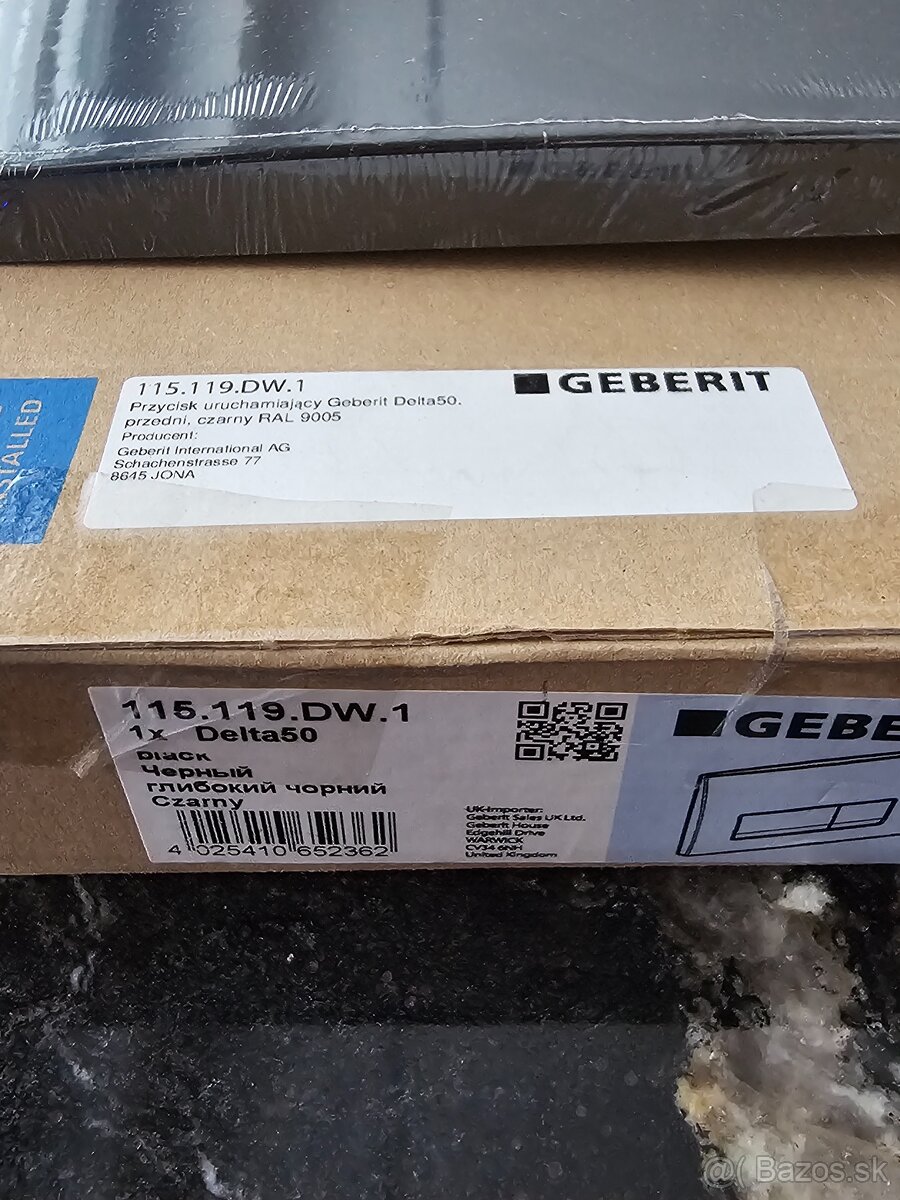 Predam nove tlačítko GEBERIT delta 50 - 2