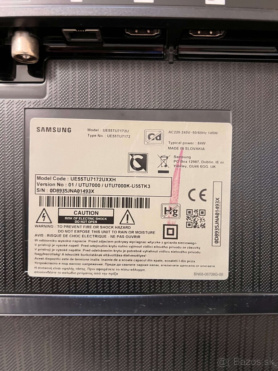 Televízor 55" Samsung UE55TU7172 - 2