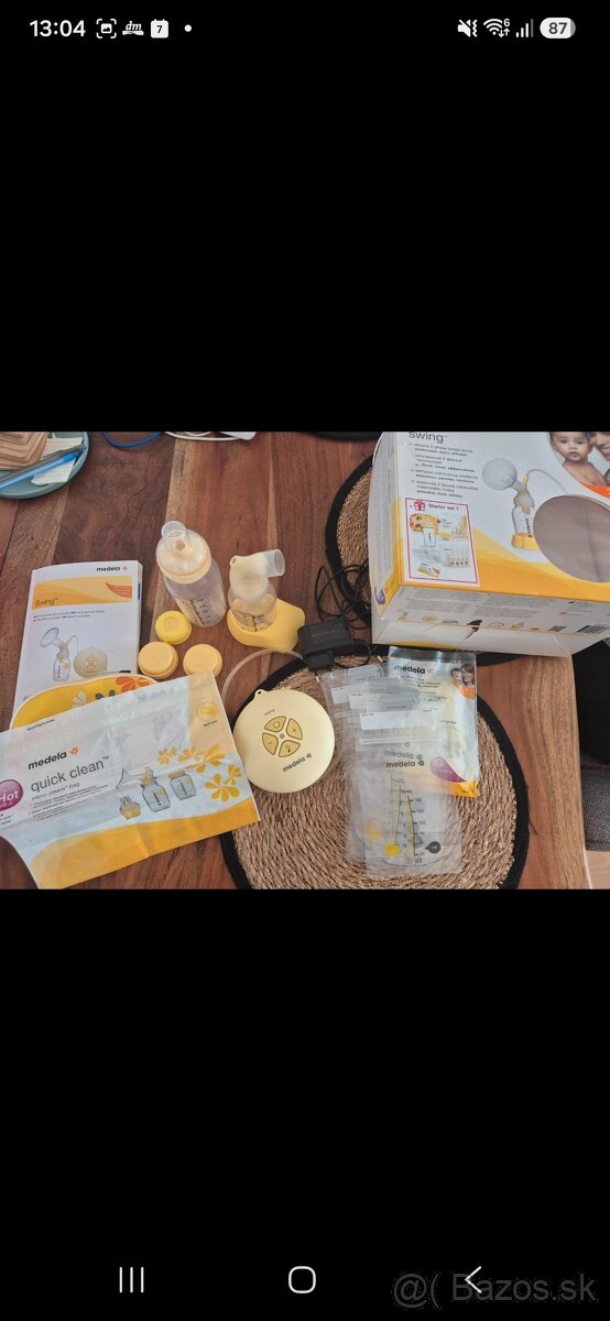 Medela swing flex elektricka odsavacka+starter set - 2