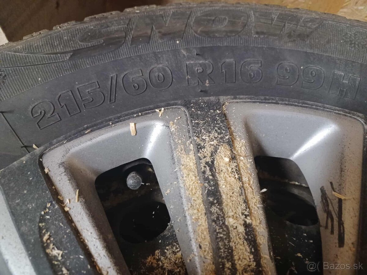 Pneumatiky 185/65 R14 4x100 R14, zimné 215/65 R16 5x108 R16 - 2