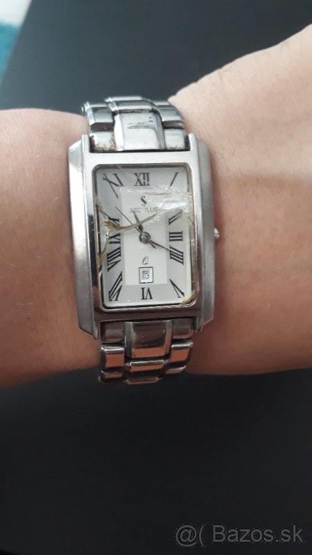 SECULUS - strieborné hodinky - 2