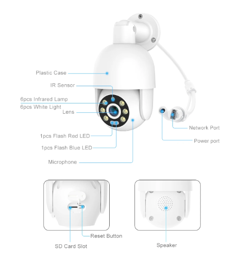 Kamerovy PoE set 8Mpx - 2