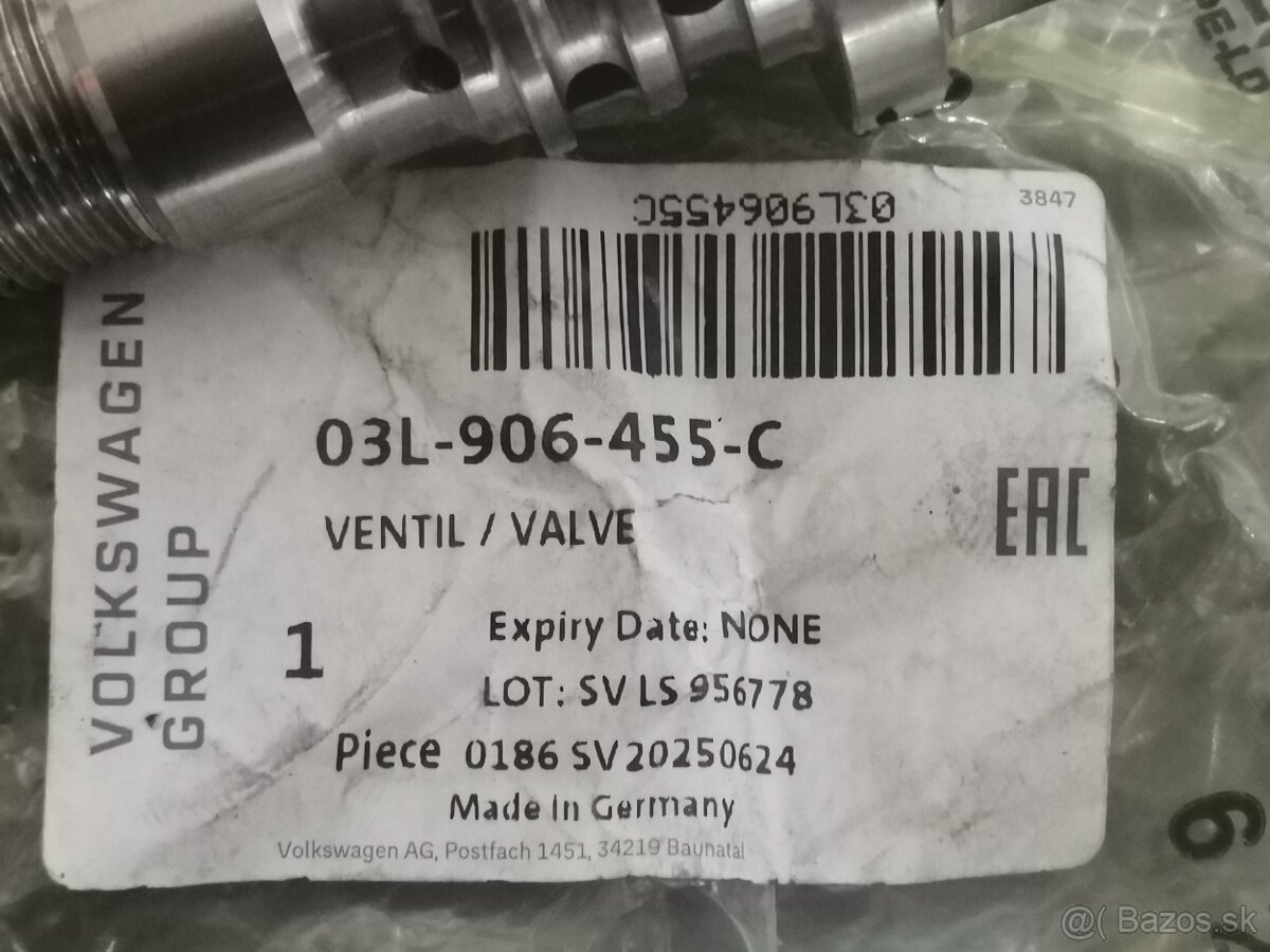 Vw 2,0 tdi cr evo ventil vacky - 2