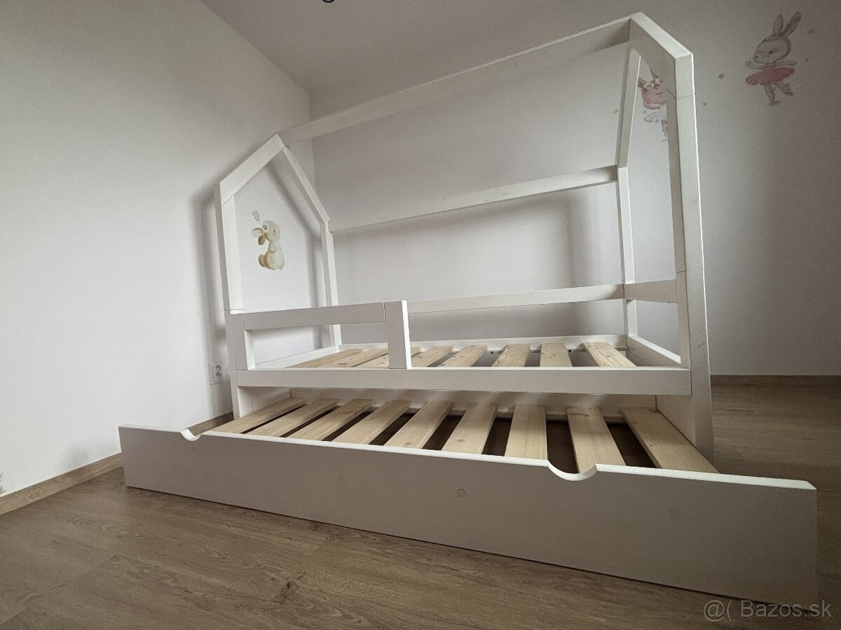 Domčeková posteľ pre 2 matrace - 2