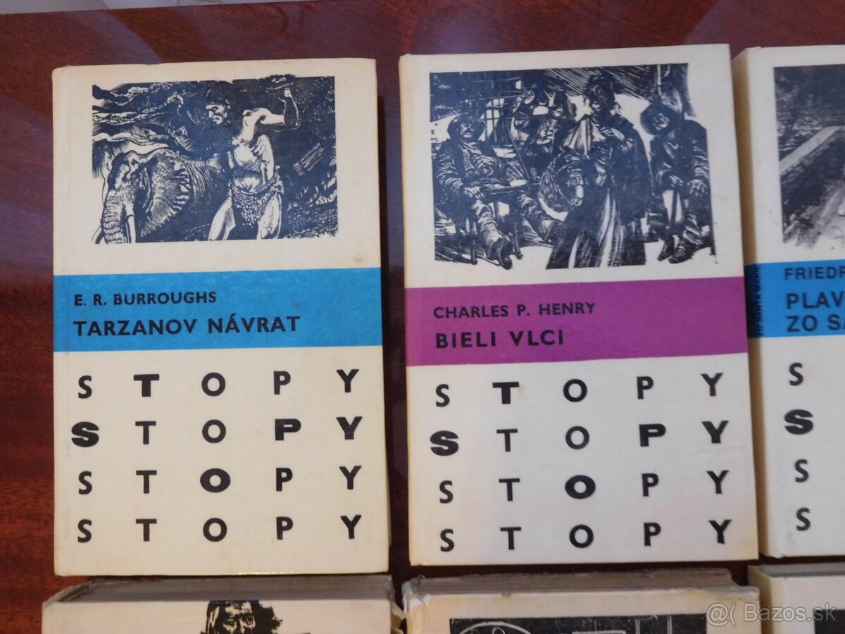 Staršie Knihy STOPY 8 kusov, ANGELIKA 11 kusov, - 2