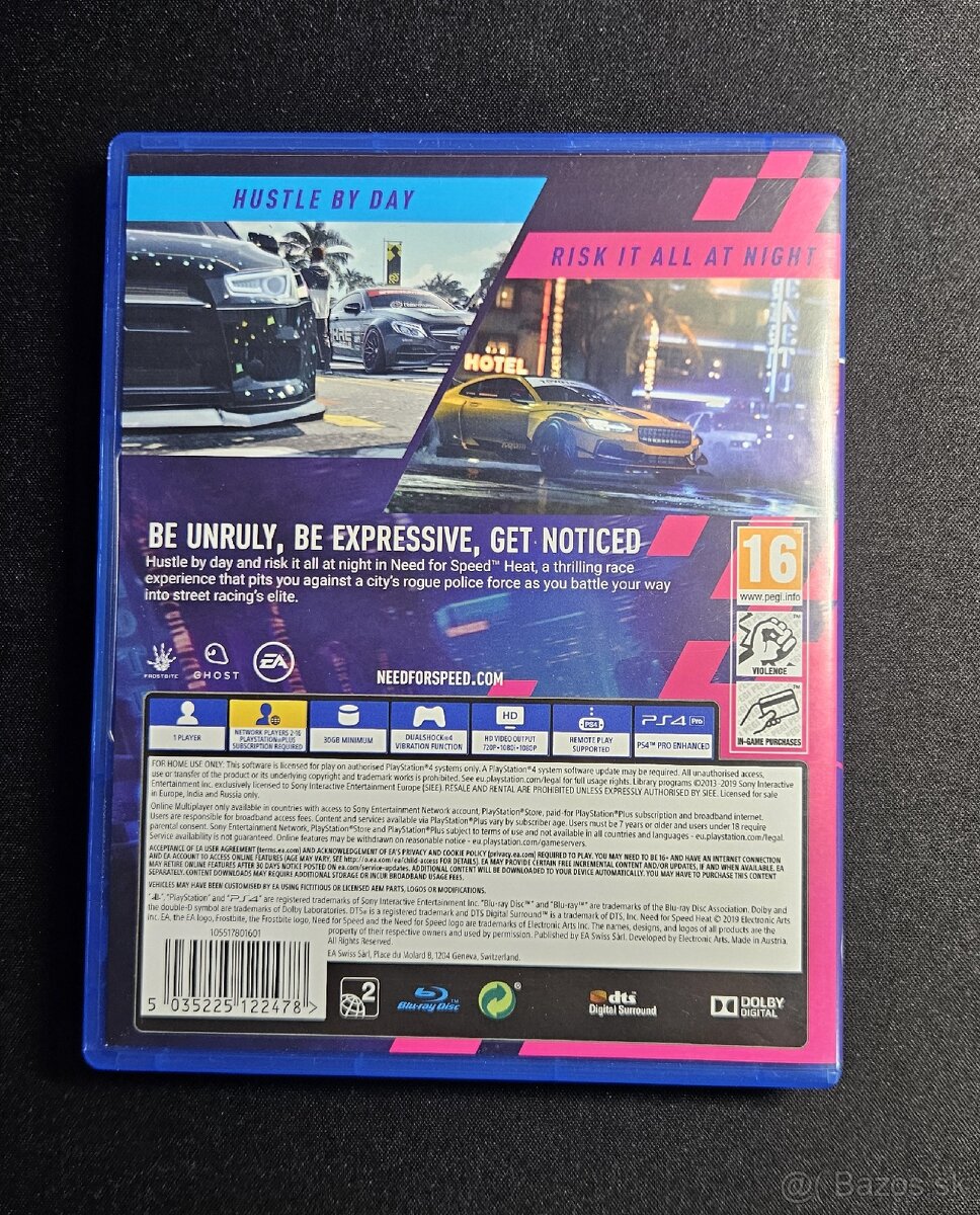PS4 - NEED FOR SPEED HEAT - 2