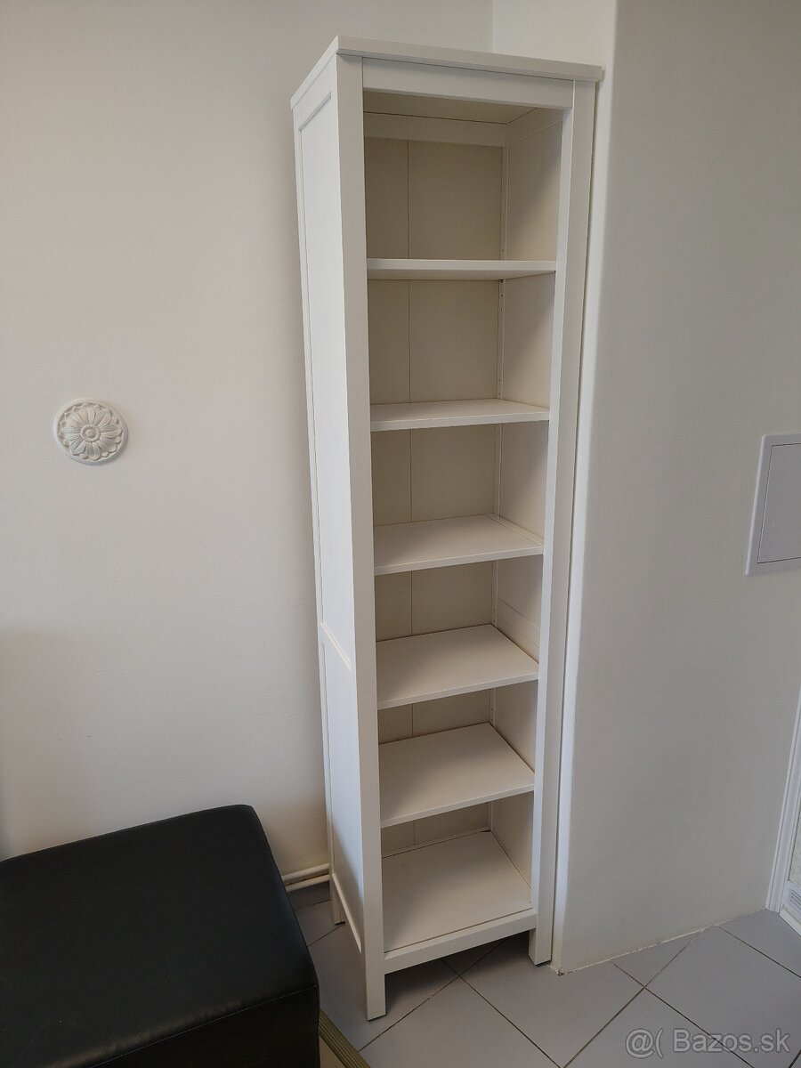 predám bielu knižnicu Hemnes IKEA - 2