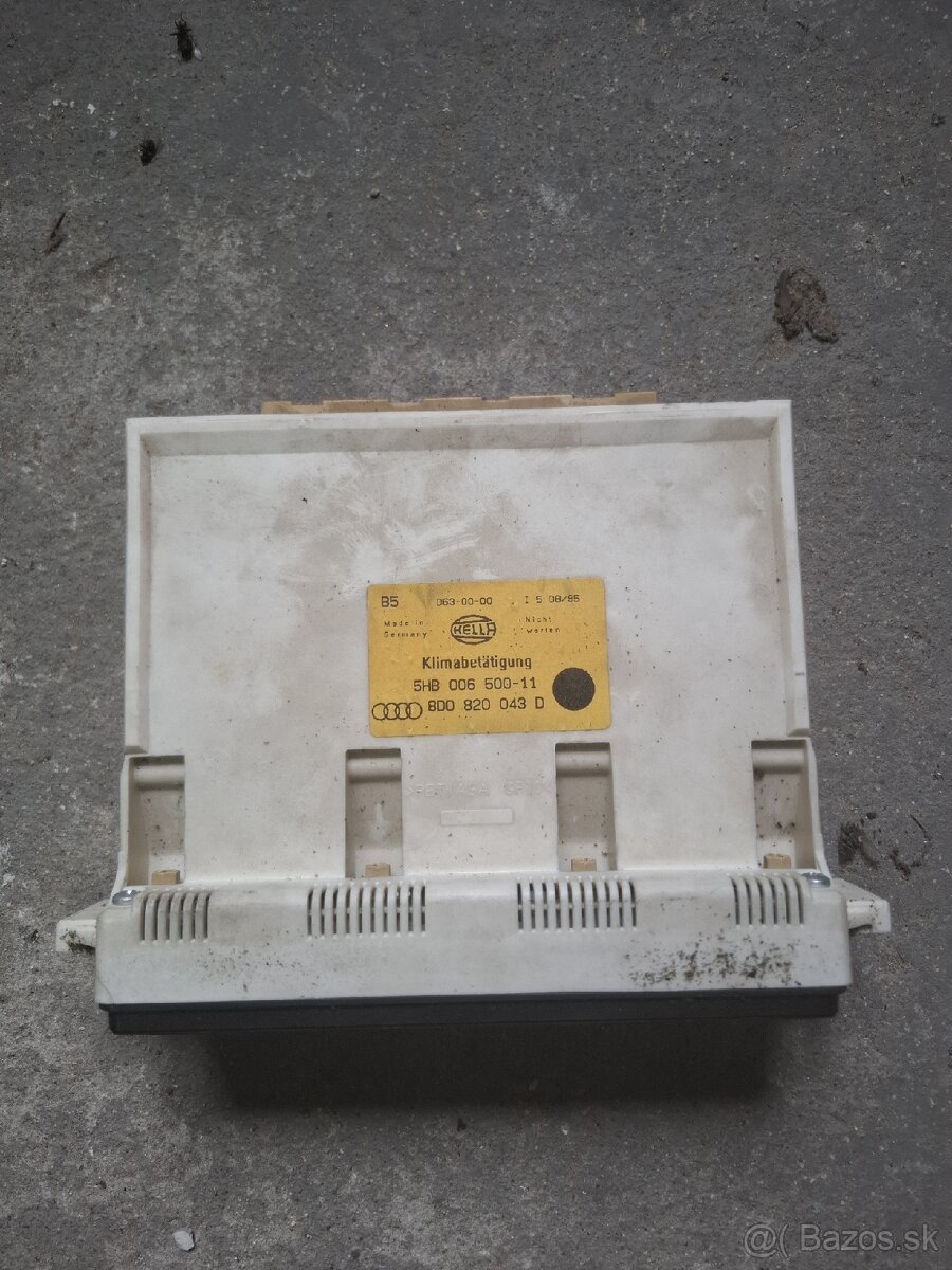 Panel ovládania kúrenia - 2