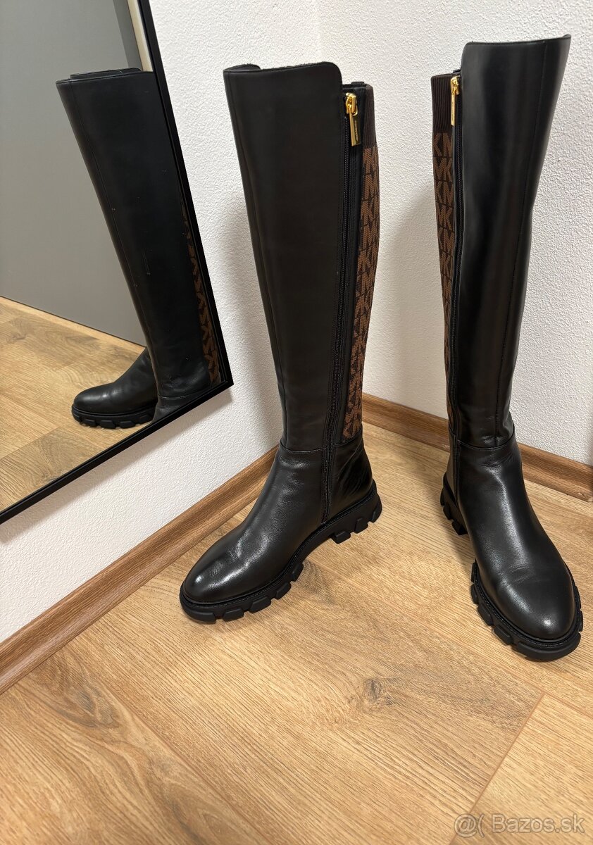 Nové koženné čižmy Michael Kors veľkosť 39 - 2