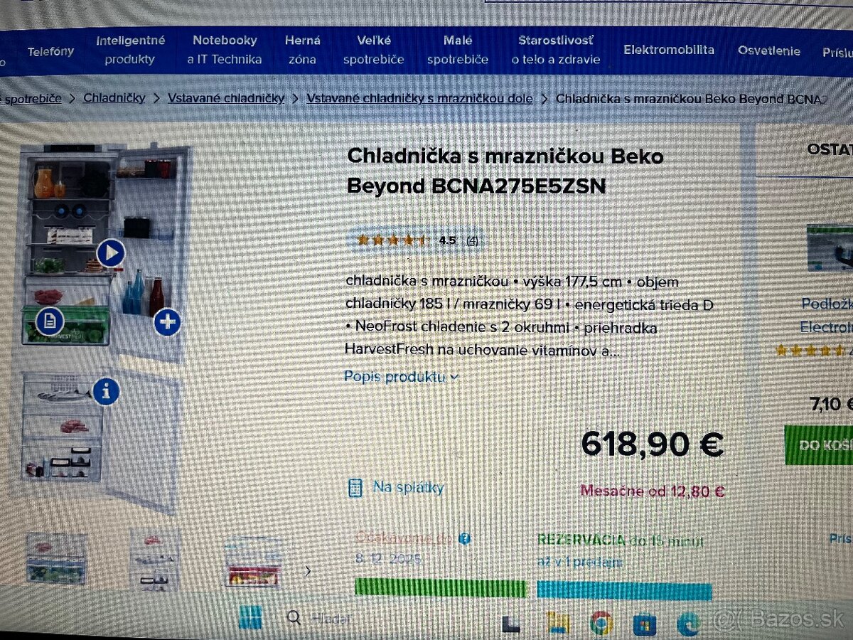 Nová vstavaná chladnička - 2