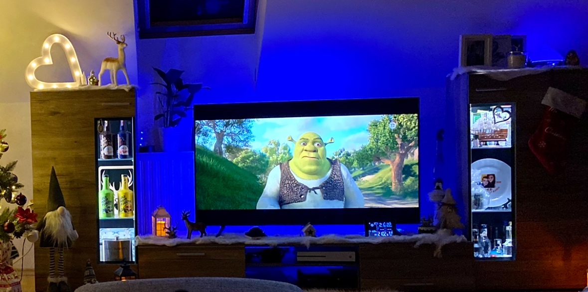 Obývacia stena s LED - 2