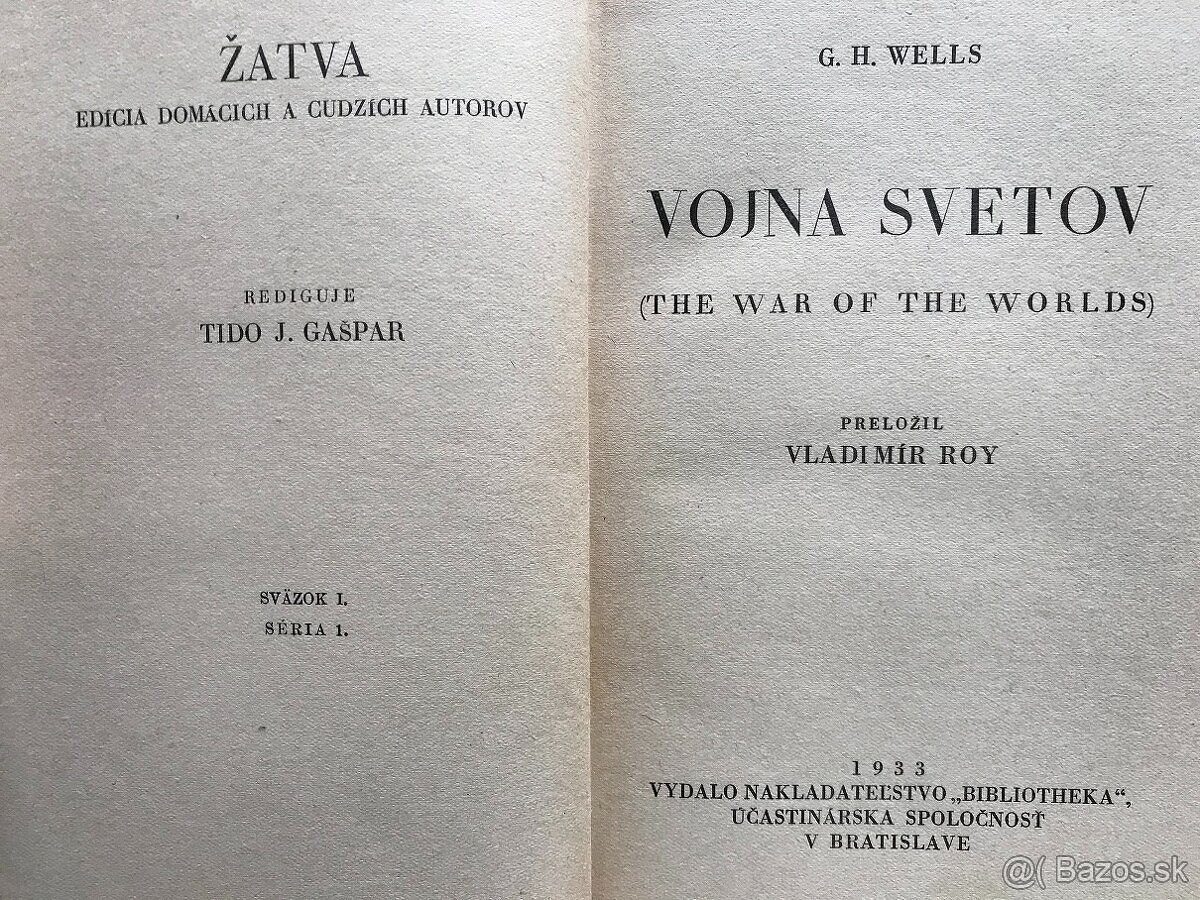 G.H.Wells: Vojna svetov - 2