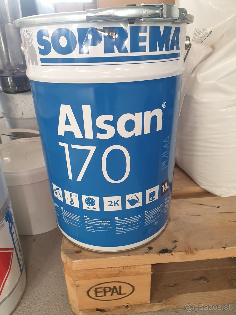 Hydroizolačný materiál SOPREMA ALSAN - 2