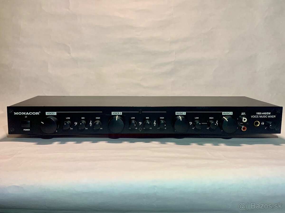Monacor VMX-440/SW – 4-kanálový mixér - 2