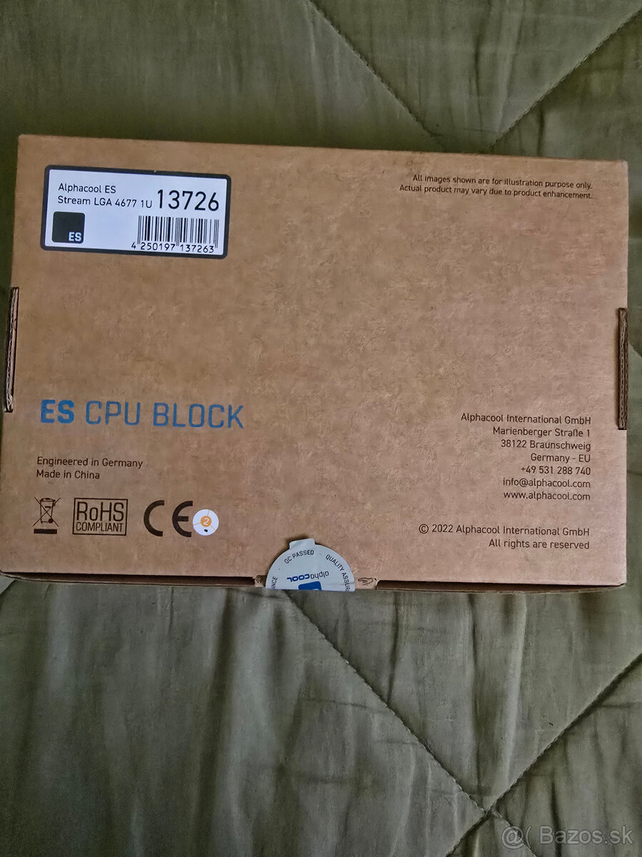 Alphacool ES Stream LGA 4677 1U (SP5 optional) - 2