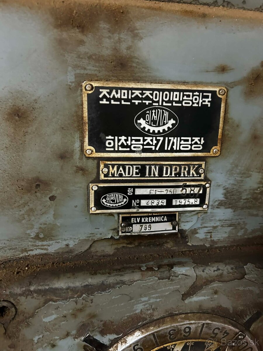 Obrábacia fréza F250 - 2