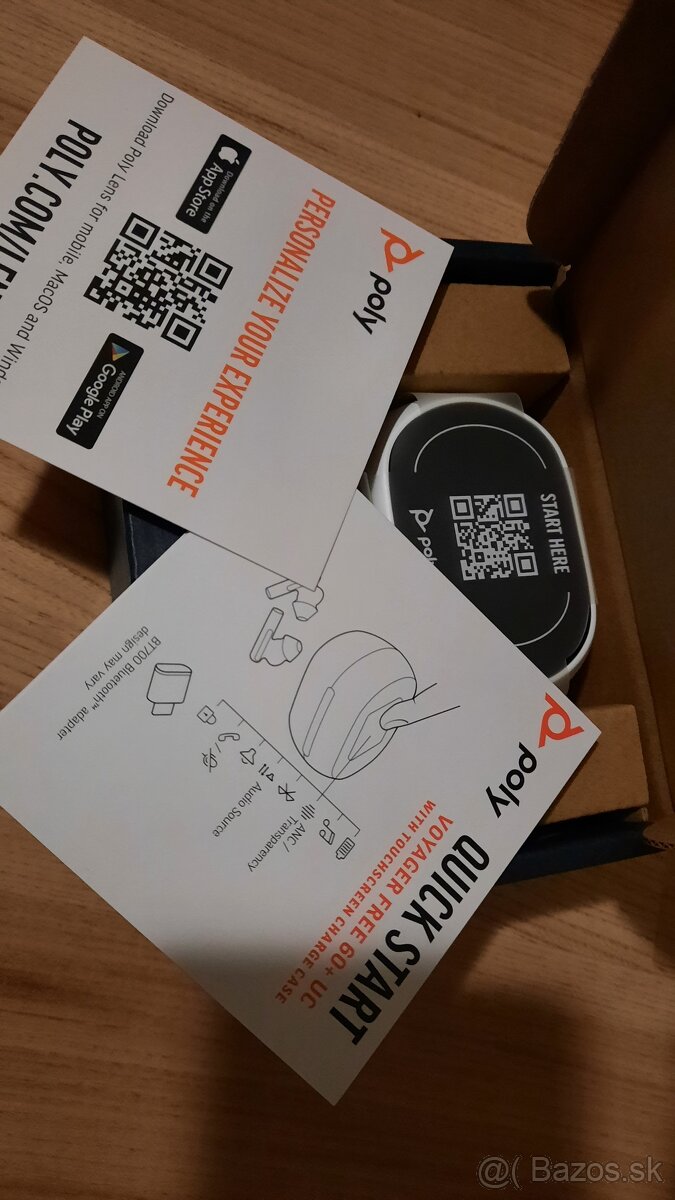 Bluetooth sluchadla HP Poly Voyager Free 60+ - 2