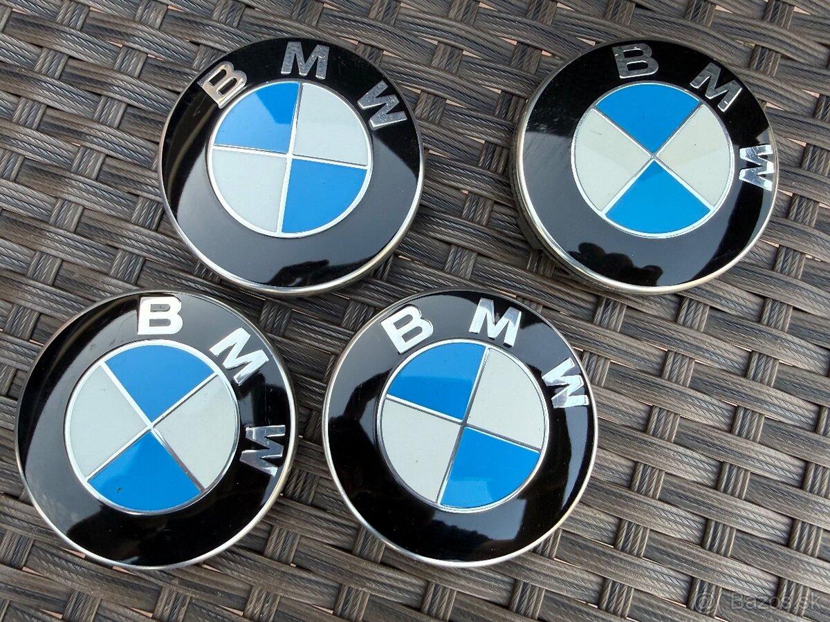 Predam stredove puklicky do hlinikovych diskov BMW /original - 2