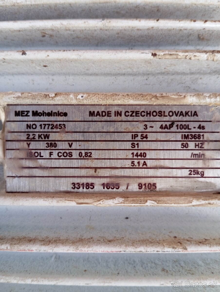 Predám prirubový motor 2,2kw - 2