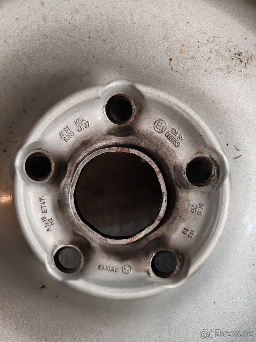 Prodám Disky 5x112 i s pneu 195/65/15 zimní - 2