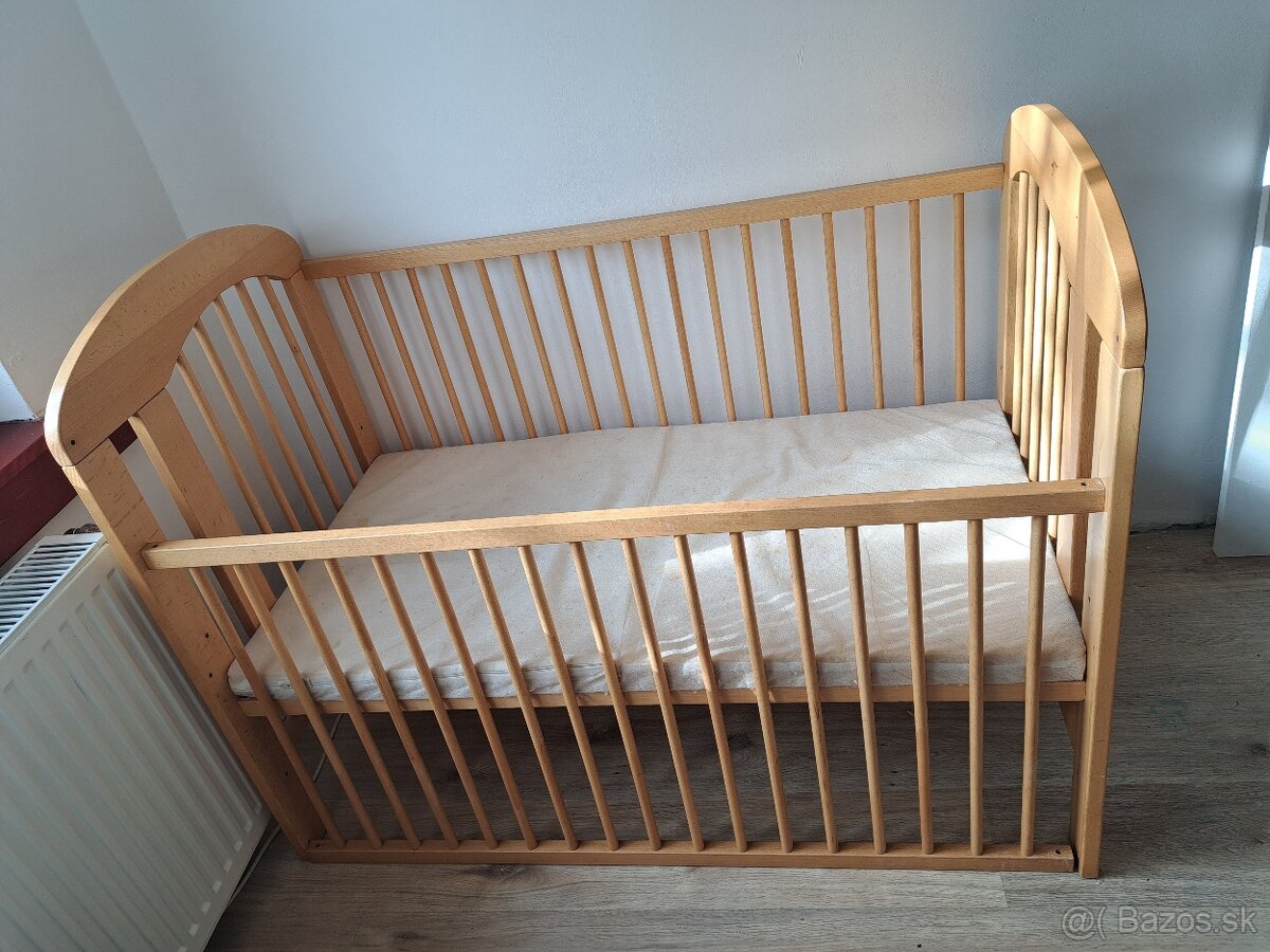 detska postieľka drevená - 2