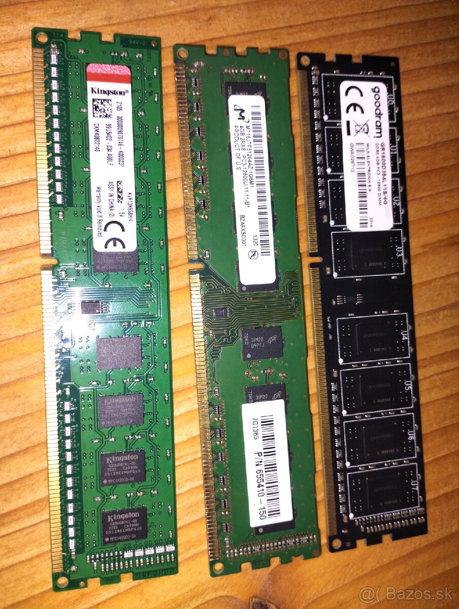 Ddr3 8gb+ddr3 4g cena SA da dohodnut - 2