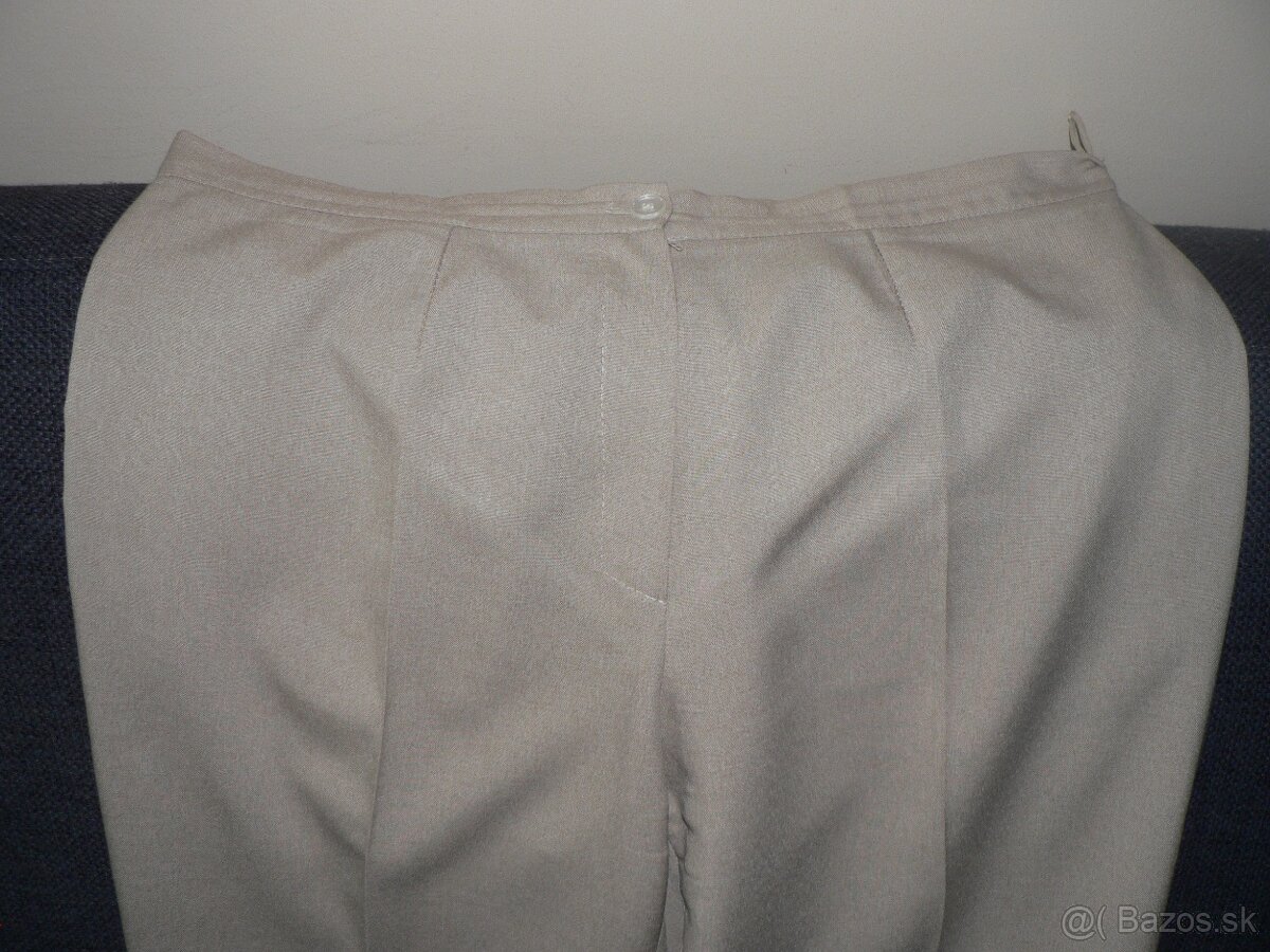 dámske béžové nohavice č.46 - 2