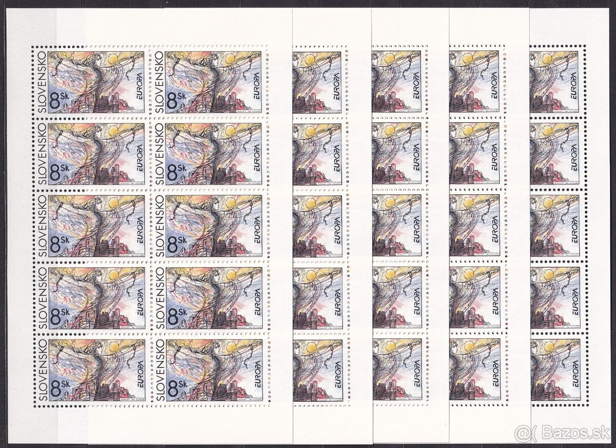 Slovensko - 10 ks desaťbloky - 2