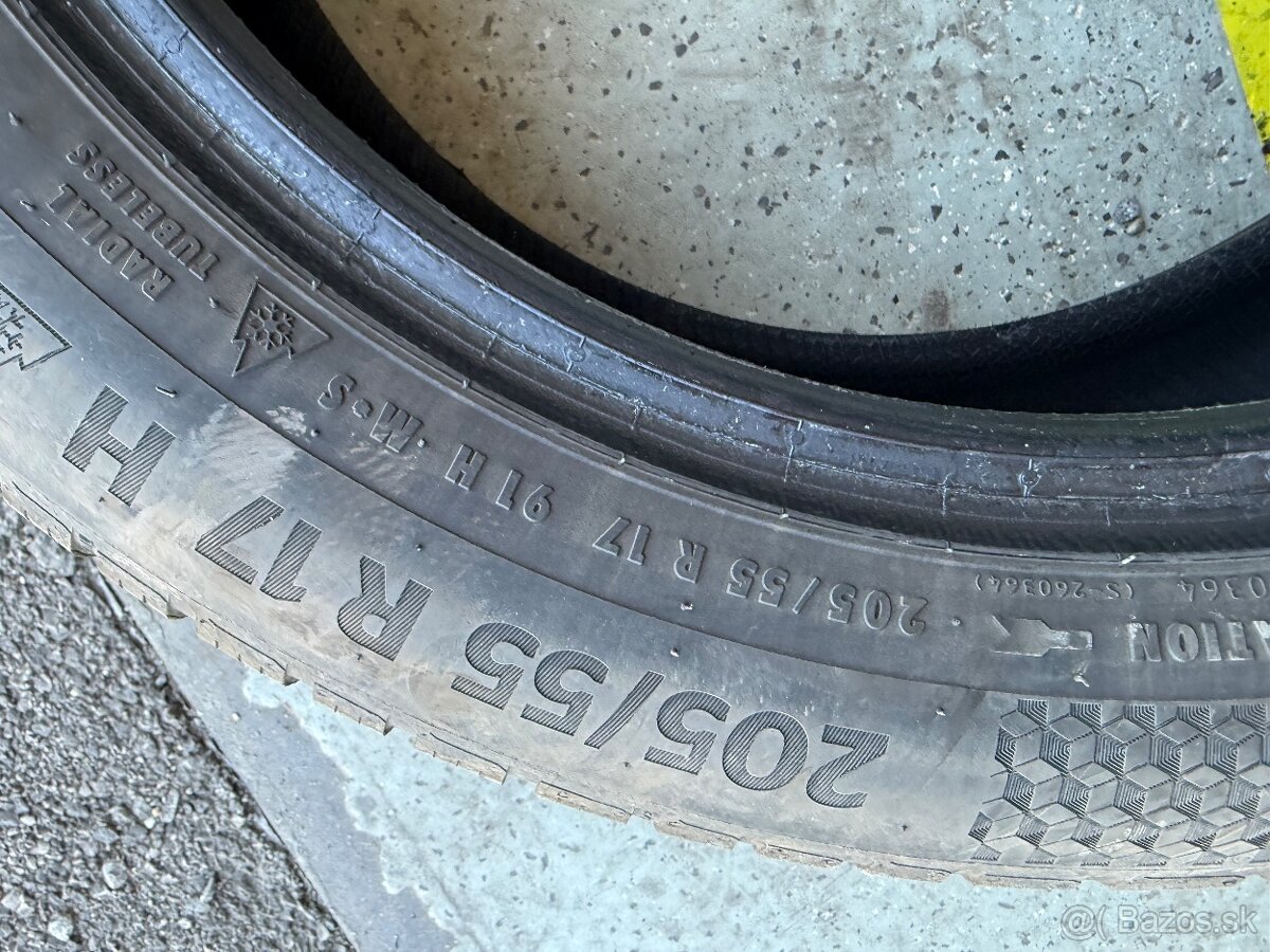 205/55 R17 Continental 2ks - 2