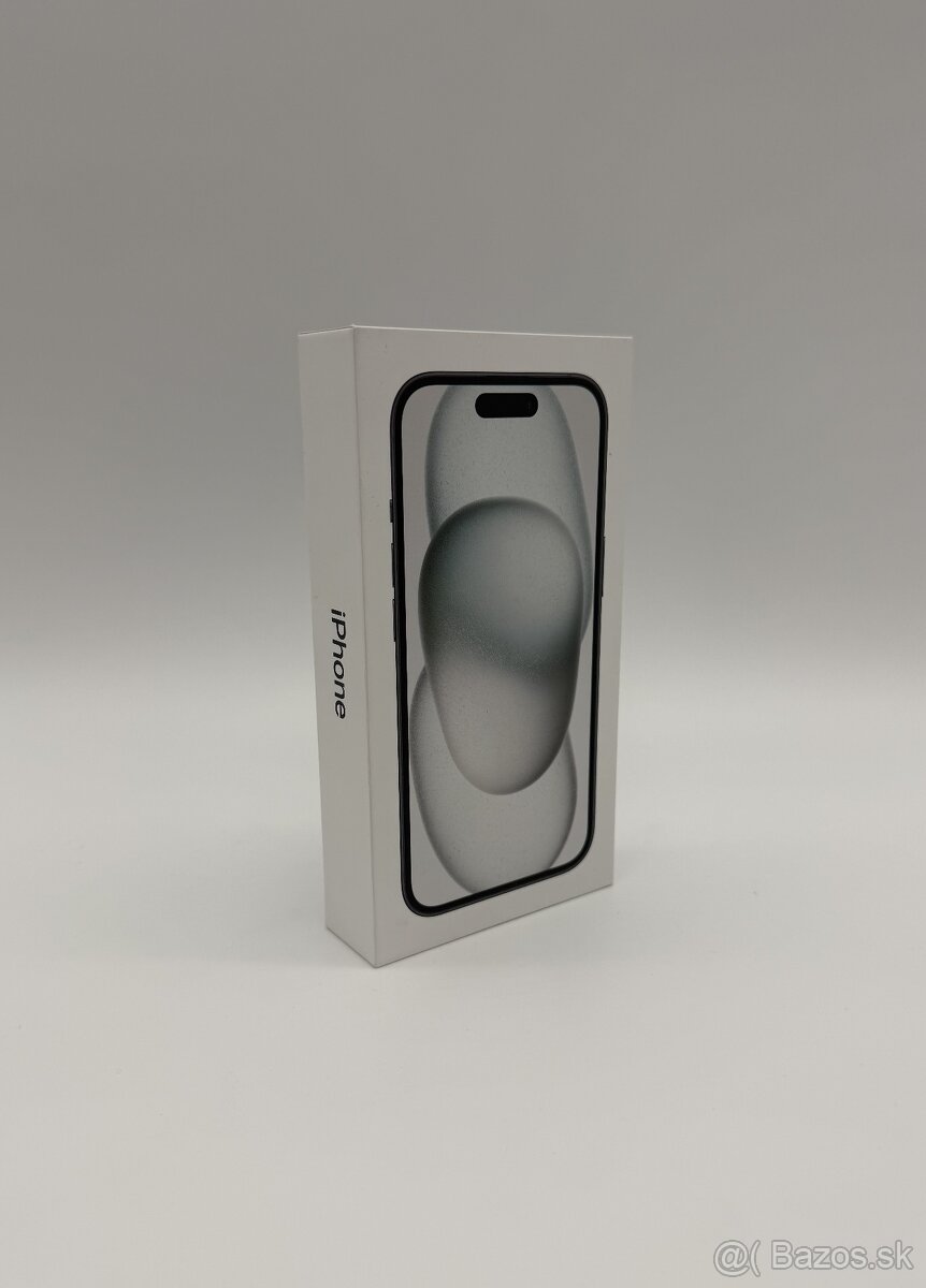 NOVÝ iPhone 15 128GB Black + ZÁRUKA - 2