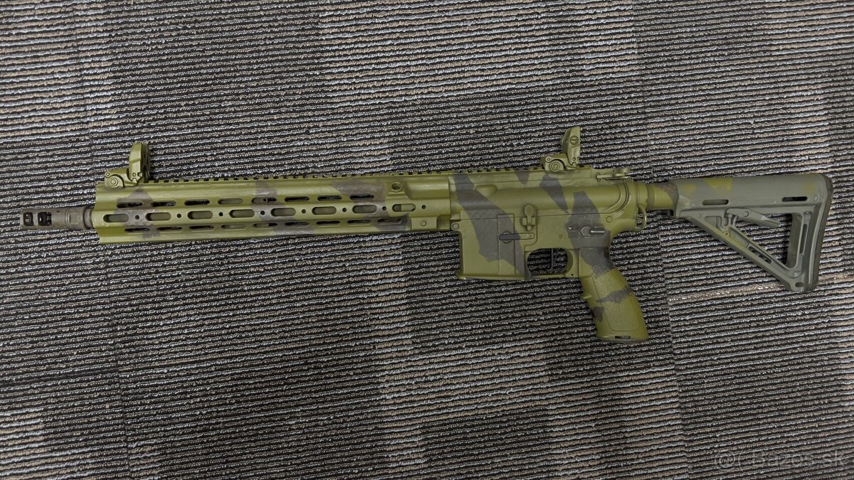 Full Up Airsoft AR15 full kov , Bluetooth ETU 1,2J - 2