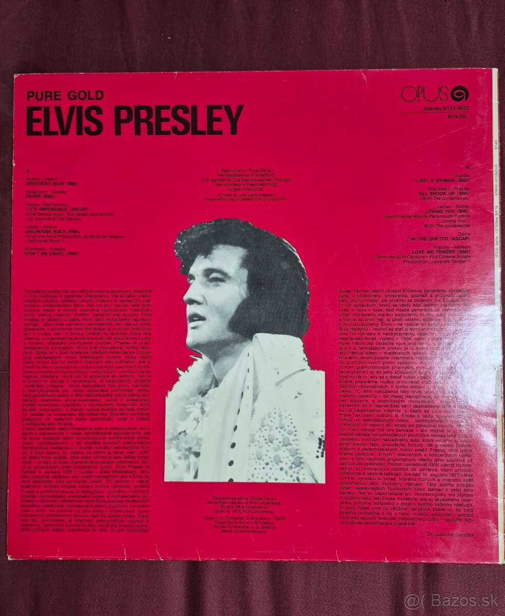 LP Elvis Presley – Pure Gold (OPUS) - 2