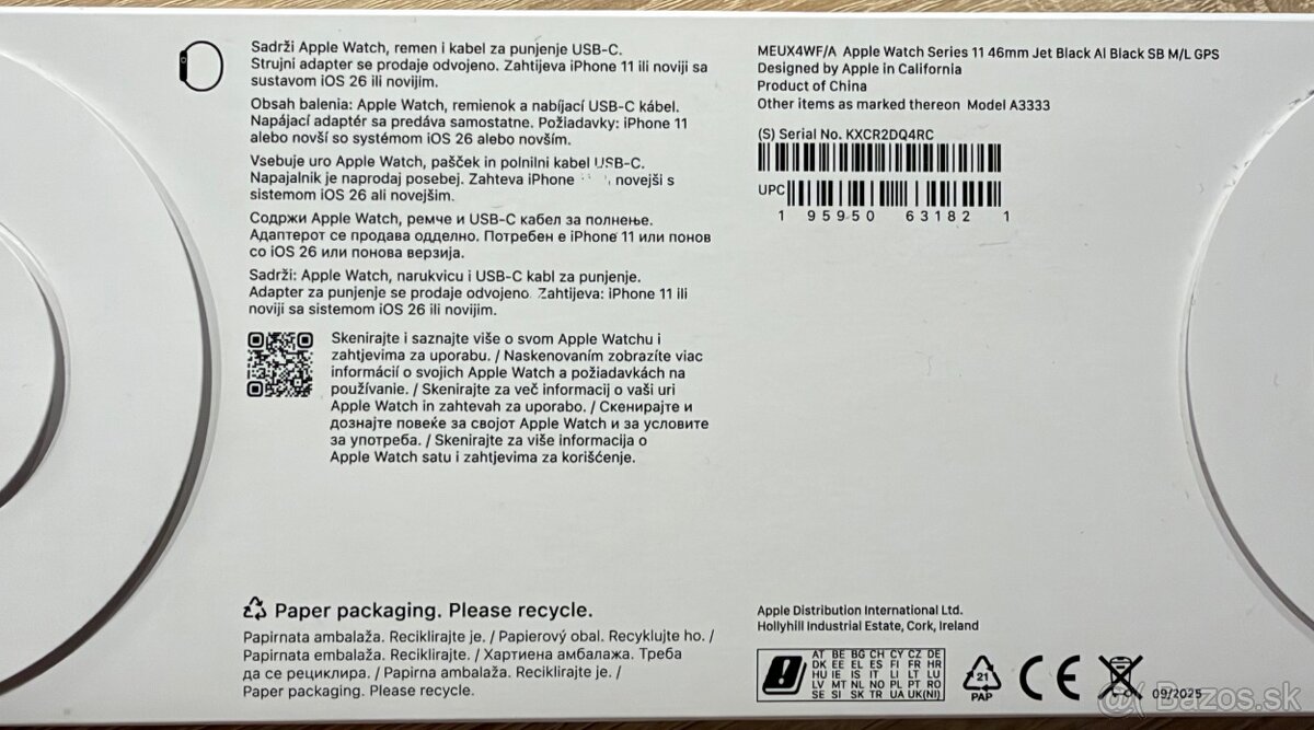 Apple Watch 11 46mm Jet Black - 2