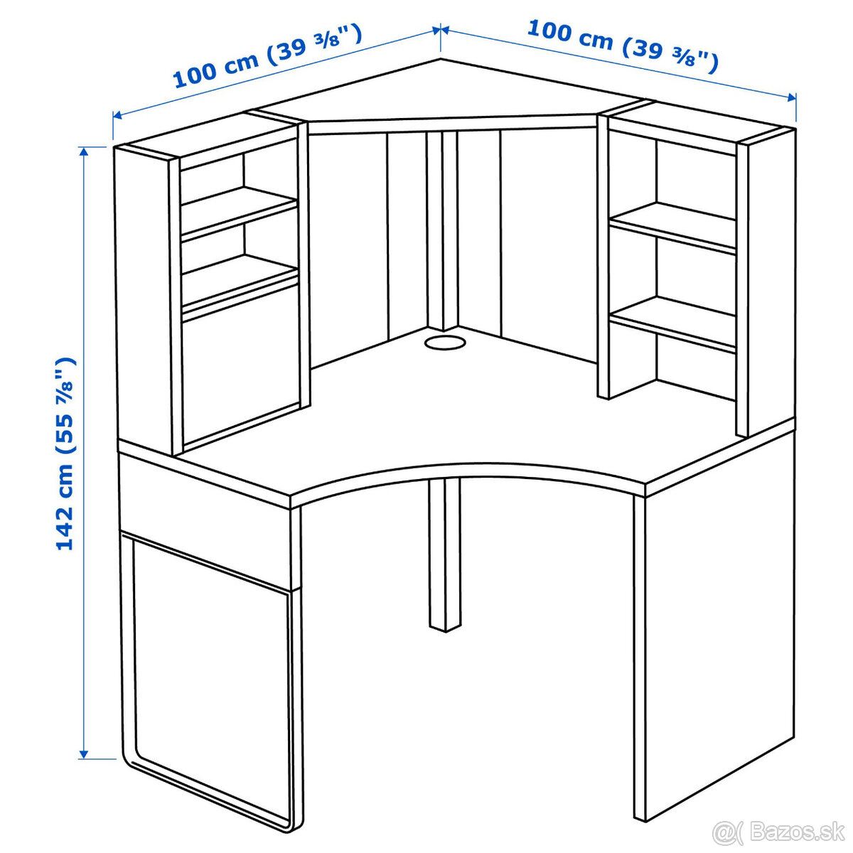 predam rohovy pisaci stol - 2