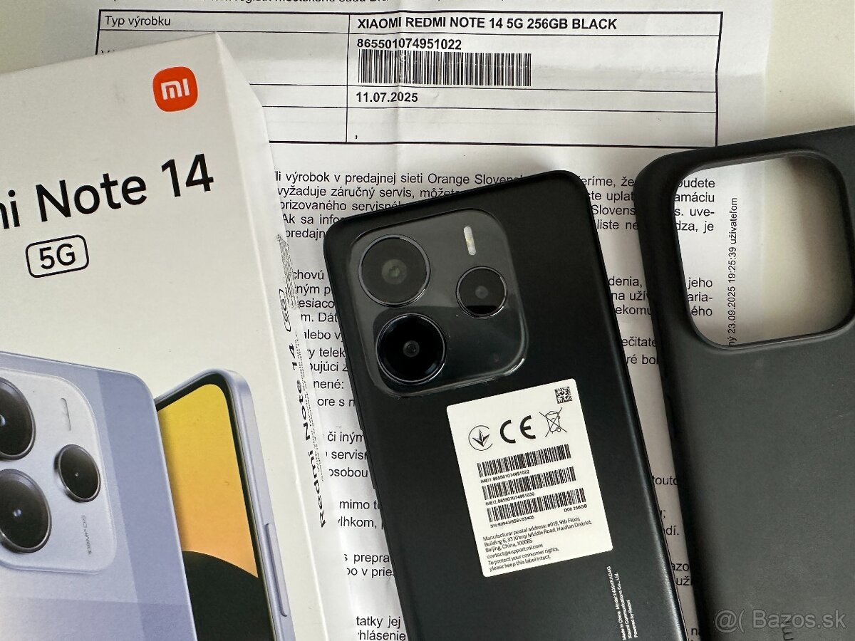 Xiaomi Redmi Note 14 5G 8GB/256GB, cierny, TOP, ZARUKA - 2
