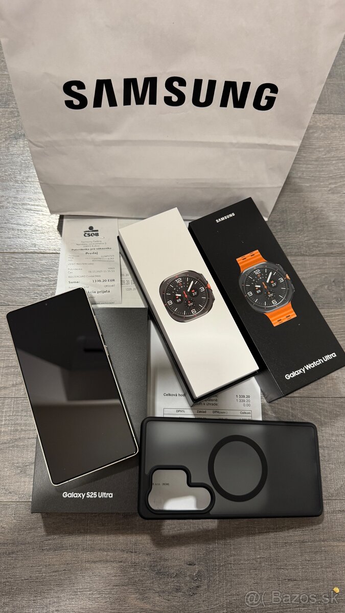 Samsung galaxy s25 ultra 256GB komplet balenie záruka 24mes. - 2