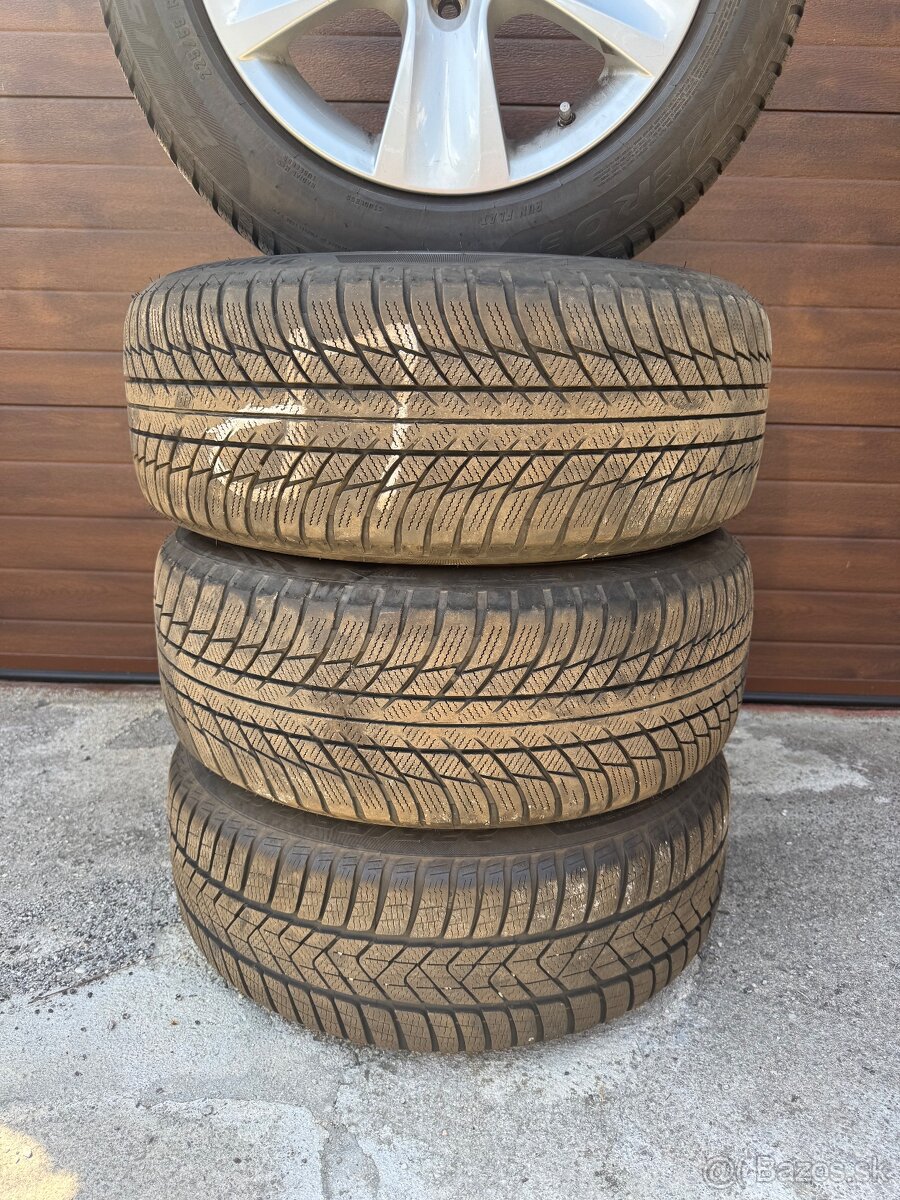 BMW R17 originál zimná sada kolies, pneumatiky 225/55 - 2