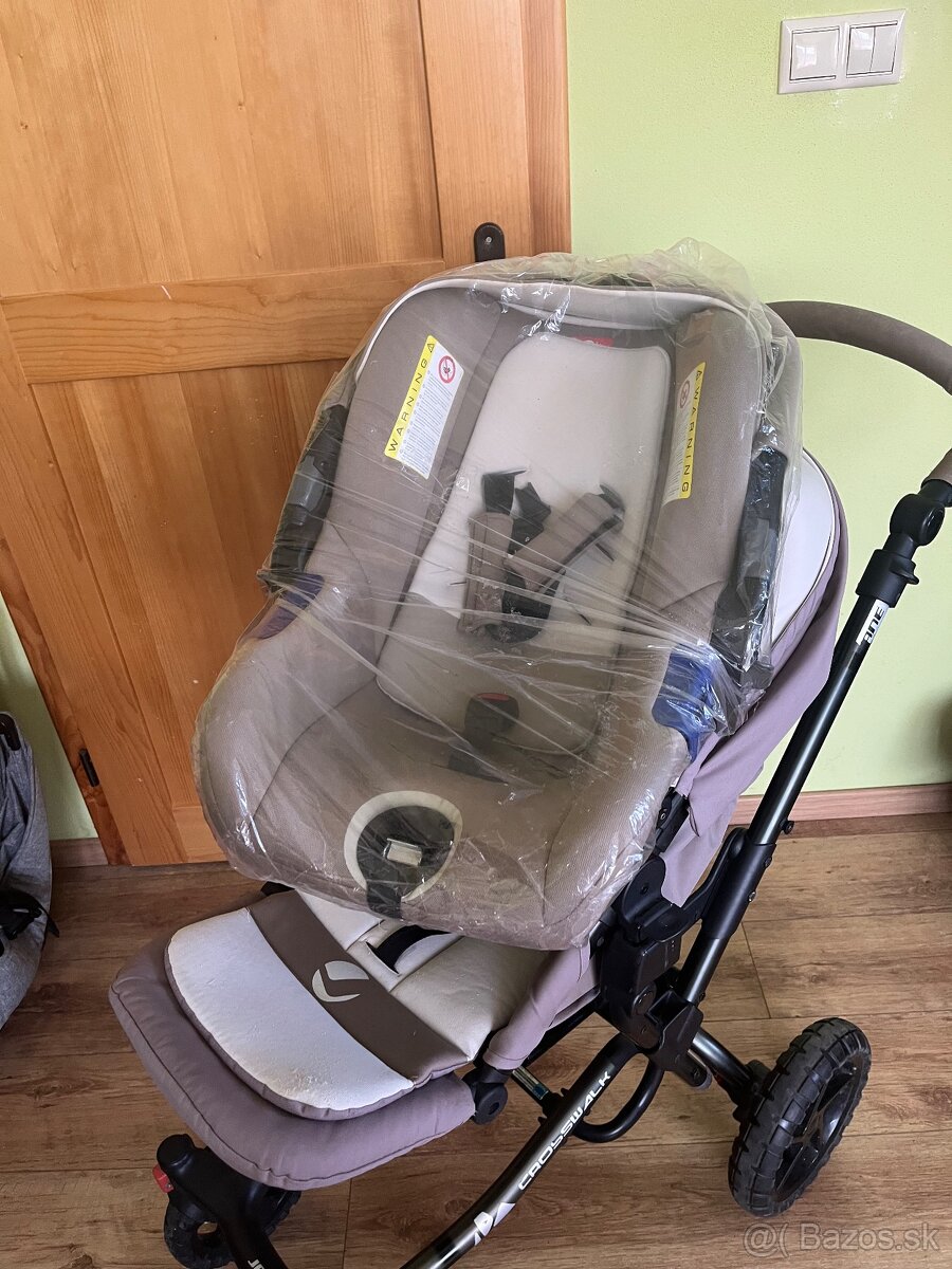 Trojkombinácia kočík - Jané crosswalk - béžový - 2