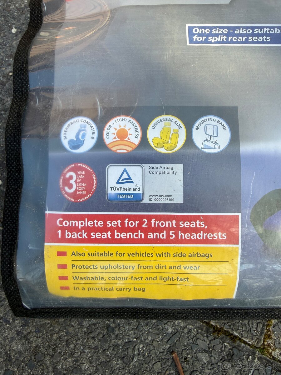 Ochranné poťahy na autosedačky - 2