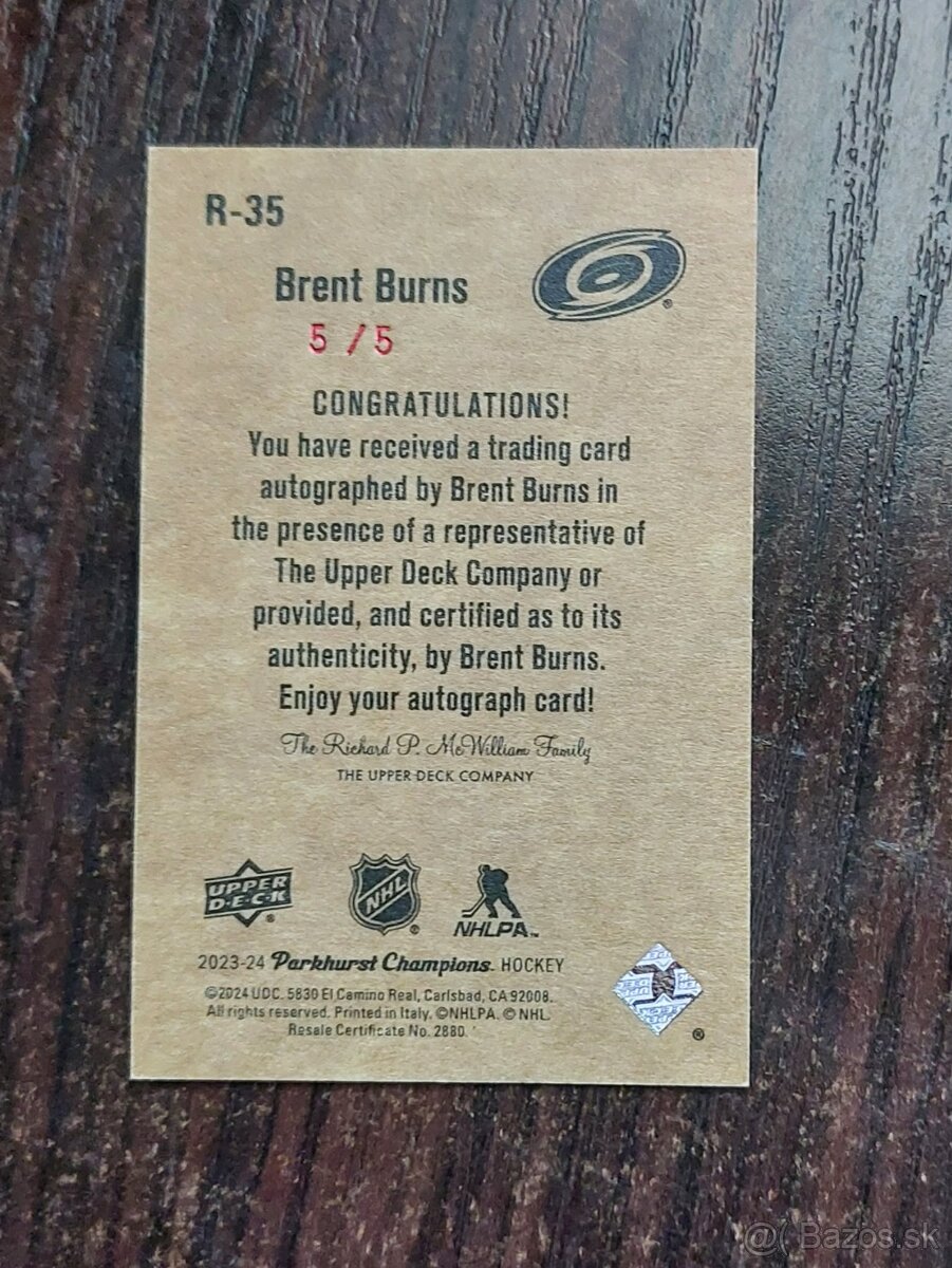 Hokejové kartičky NHL - 2