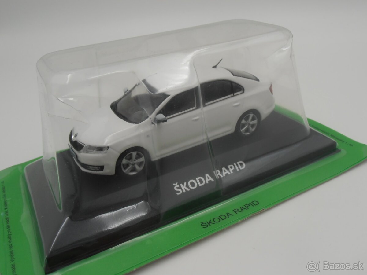 Škoda Roomster, Citigo, Rapid, 1/43 - 2