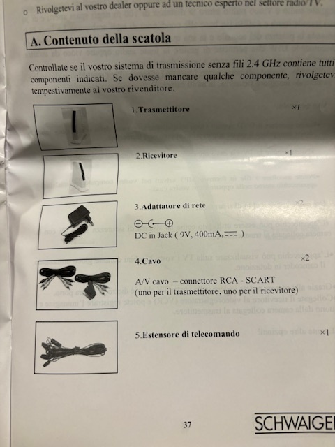 2.4 GHz bezdrôtový prenášač AV signálu 2 ks - 2