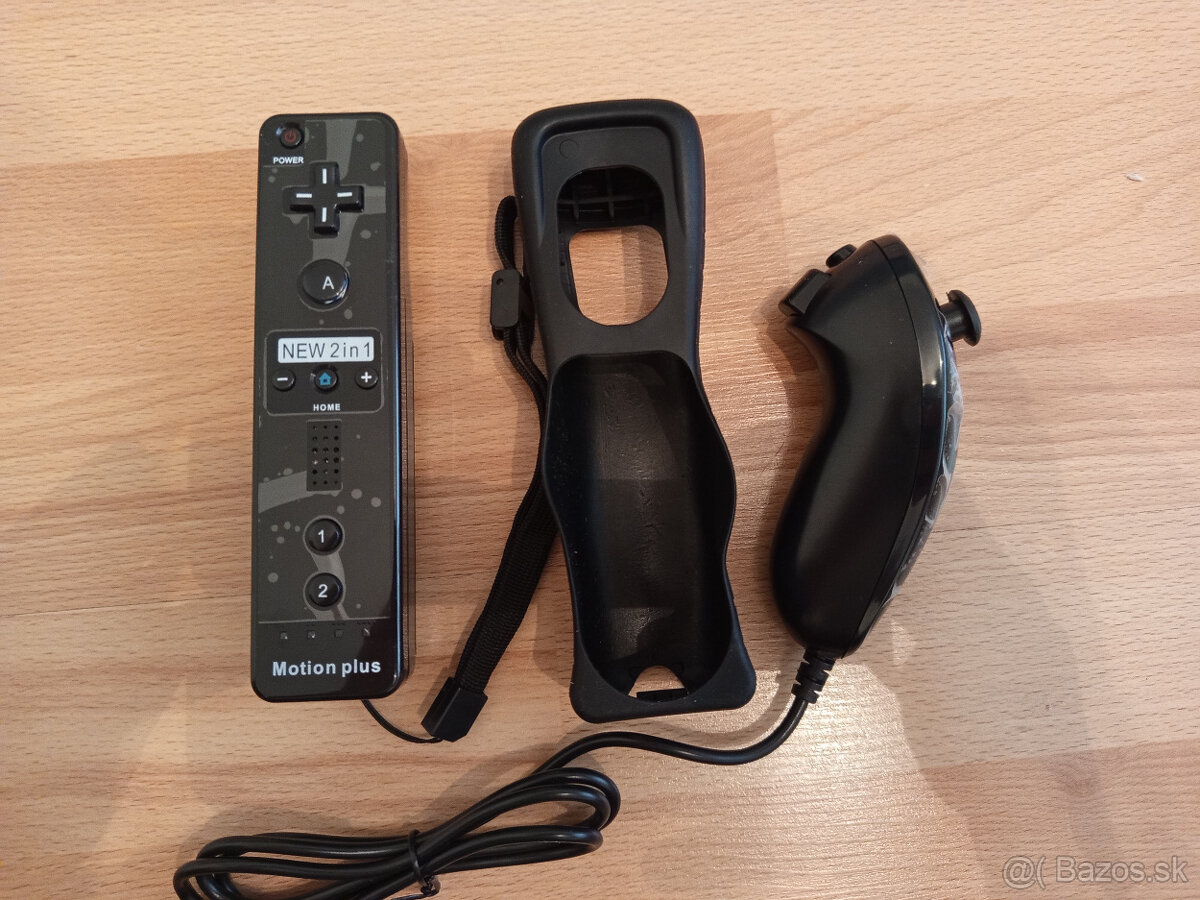 Nintendo Wii - NOVÝ ovládač s Motion Plus + Nunchuck SET - 2