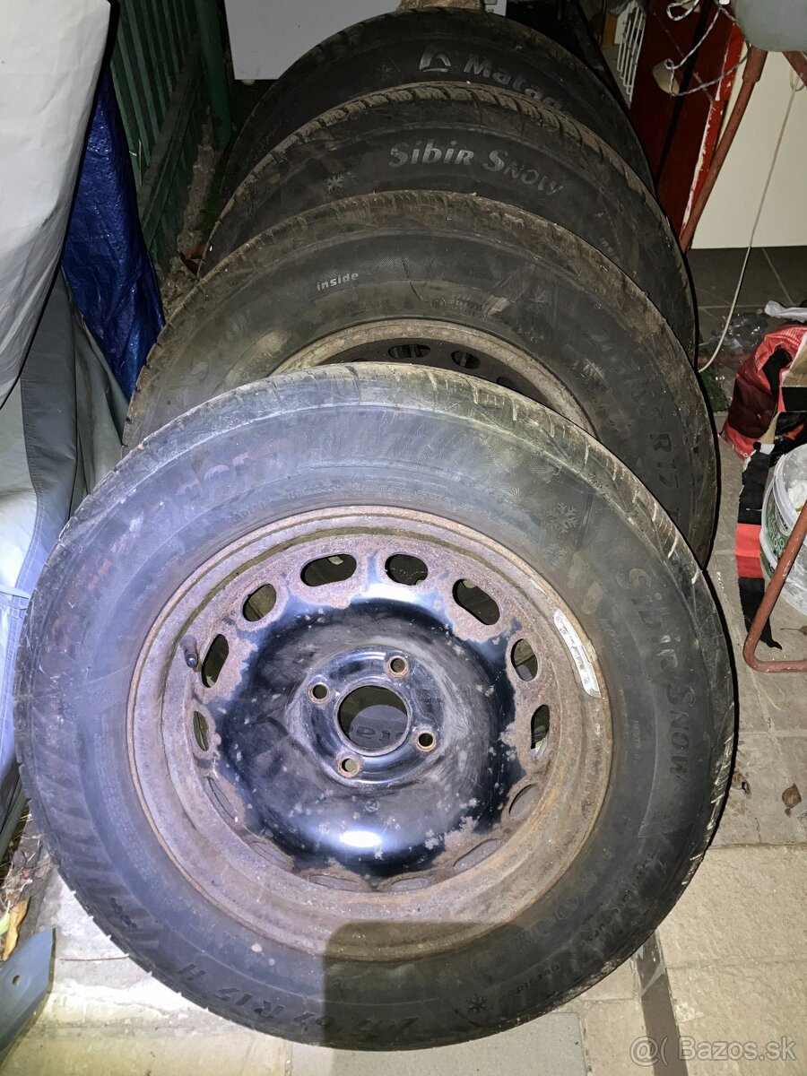 Plechove disky R15 Peugeot partner tepee - 2