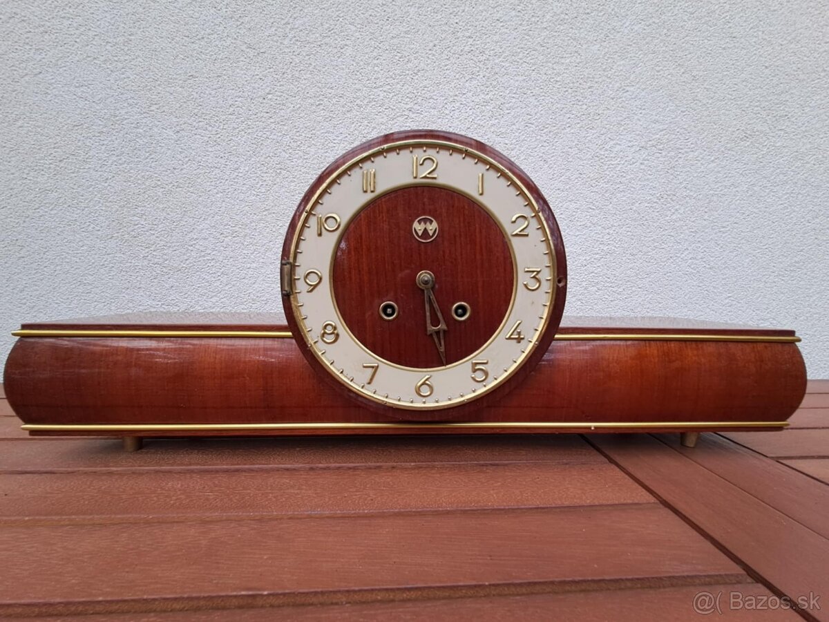 Predám nemecké krbové hodiny Weimar - 2